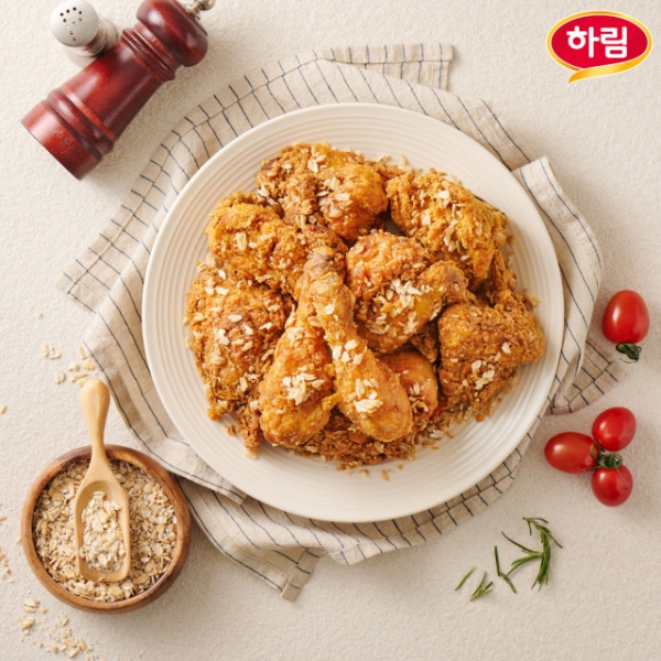 ‘귀리를 입힌 동물복지 치킨’     @충남방송